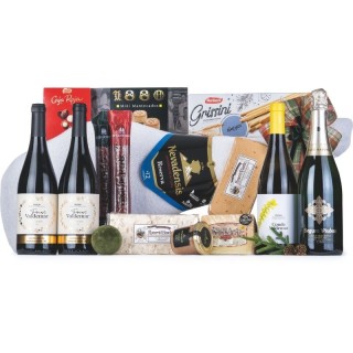 Cesta de Navidad con Paleta Ibérica para Regalos de Empresa