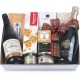 ▷ Estuche de Regalo Navideño con Vino y Dulces
