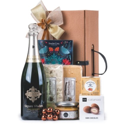 ▷ Caja de Navidad para regalar con Cava Codorniu