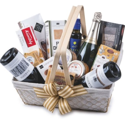Regalo de navidad exquisito. Una caja de navidad para sorprender