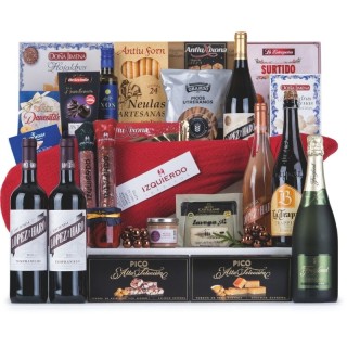 Cesta de Navidad con Paleta de Jamón [PREMIUM]