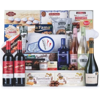Cesta de Navidad con Jamón | Regalos Gourmet