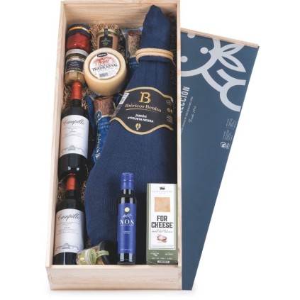 Cesta de Navidad con Jamón Ibérico 414