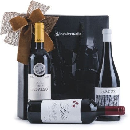 Caja de Navidad con Vino 605