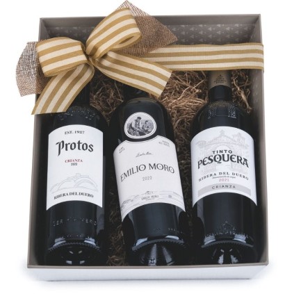 ▷ Caja de Navidad con Vino Ribera del Duero