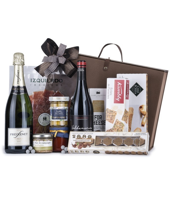 Lote de Navidad Freixenet & Jamón de Campo Izquierdo | Lotes de España 🍖
