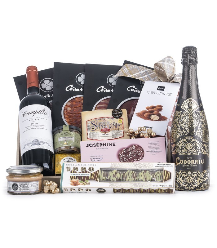 Lote 111 Cava Codorníu & Jamón César Nieto | Lotes de España 🍖