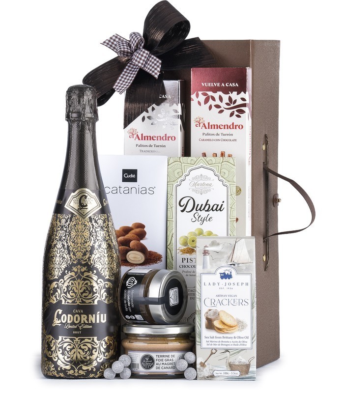 ▷ Caja de Navidad para regalar con Cava Codorniu