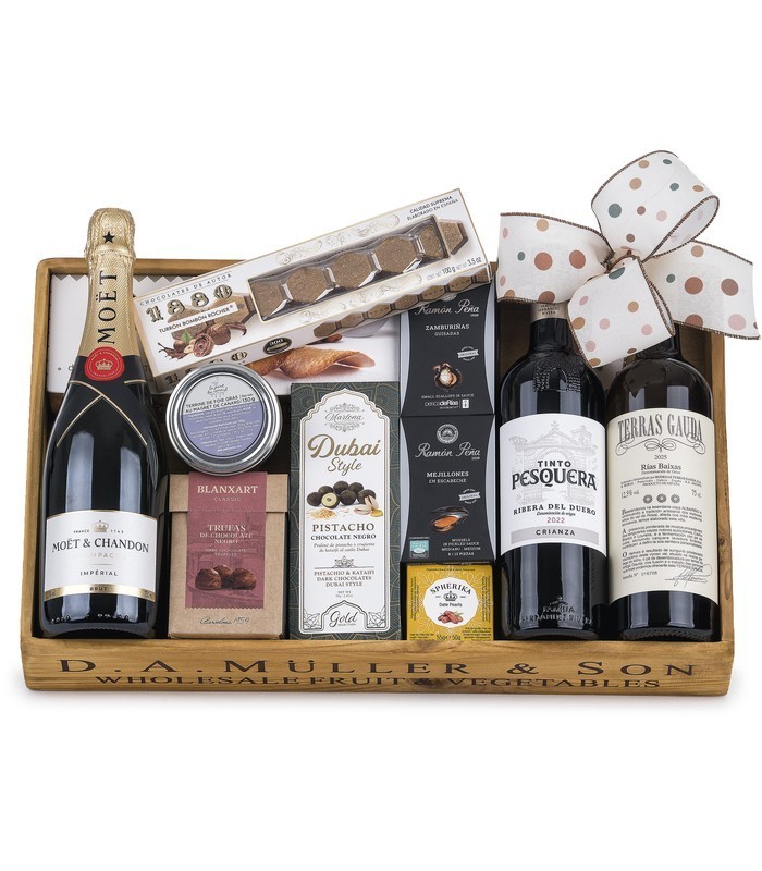 Lote con Moët, Pesquera & Terras Gauda | Lotes de España 🍷