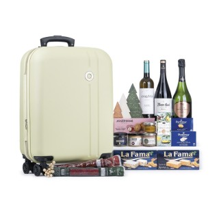 Lote Navidad con Maleta de Cabina Trolley Pistacho | Lotes de España 🧳