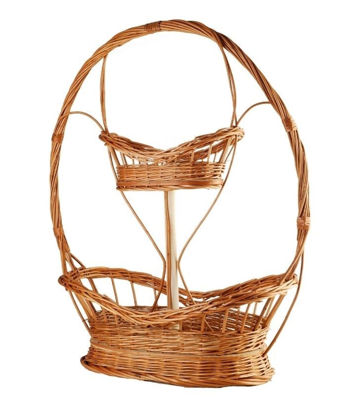 Cesta de Navidad dos pisos gourmet | Lotes de España 🍖