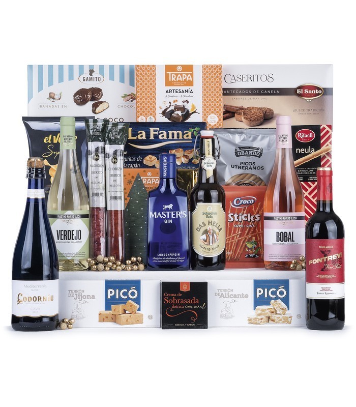 Lote de Navidad Ginebra Master's & Cava Codorníu | Lotes de España 🍸