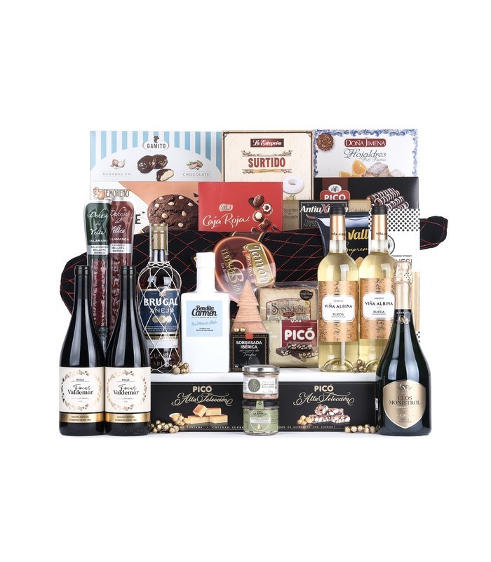 Lote de Navidad Jamón Centelles & Cava Clos Monistrol | Lotes de España 🍖
