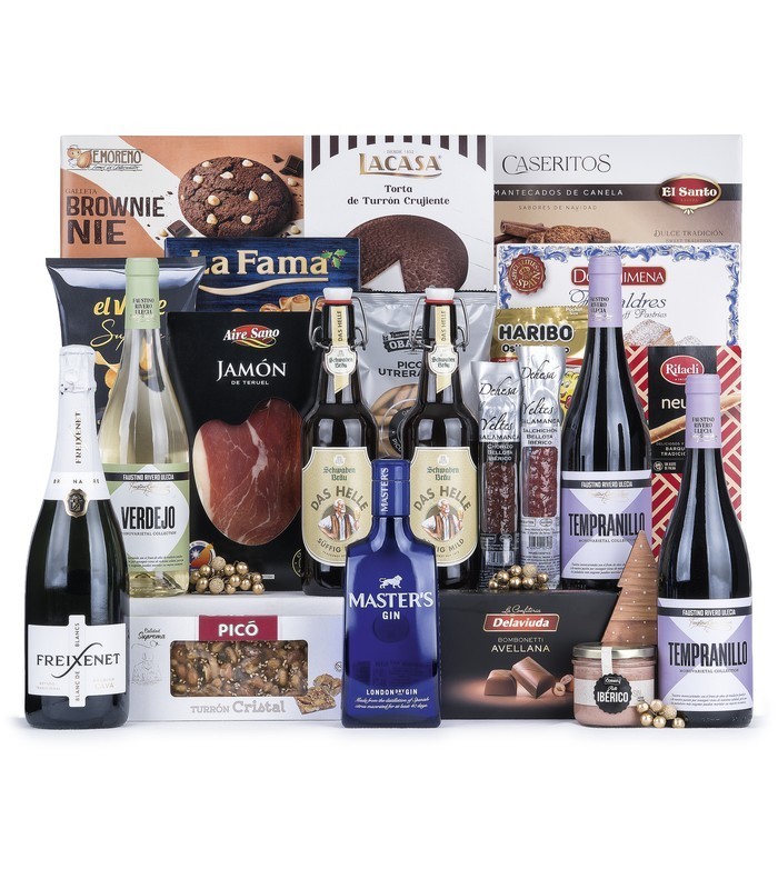 Lote de Navidad Ginebra Master's & Cava Freixenet | Lotes de España 🥂