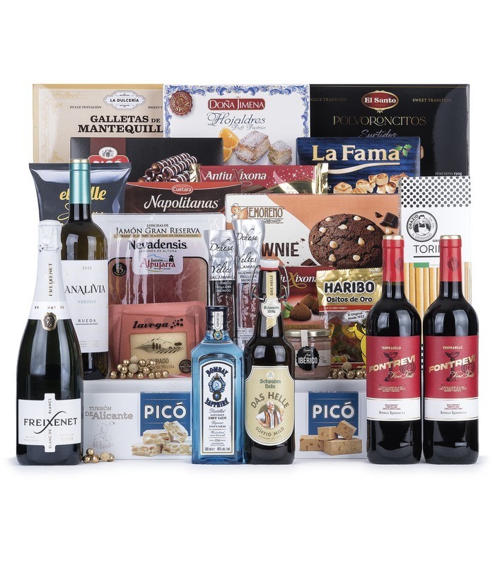Lote con Ginebra Bombay & Cava Freixenet | Lotes de España 🍸