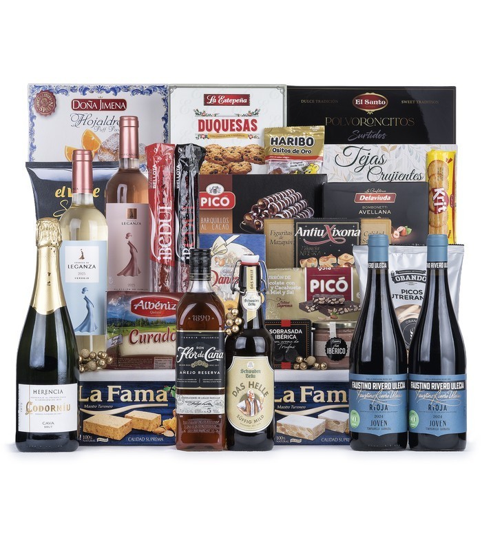 Lote de Navidad Ron Flor de Caña & Cava Codorníu | Lotes de España 🥃