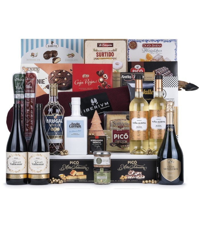Lote de Naviad Jamón Iberium & Cava Segura Viudas | Lotes de España 🍖