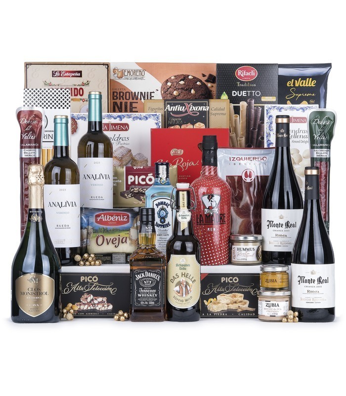 Lote navideño Whisky Jack Daniel's & Cava Clos Monistrol | Lotes de España 🥃