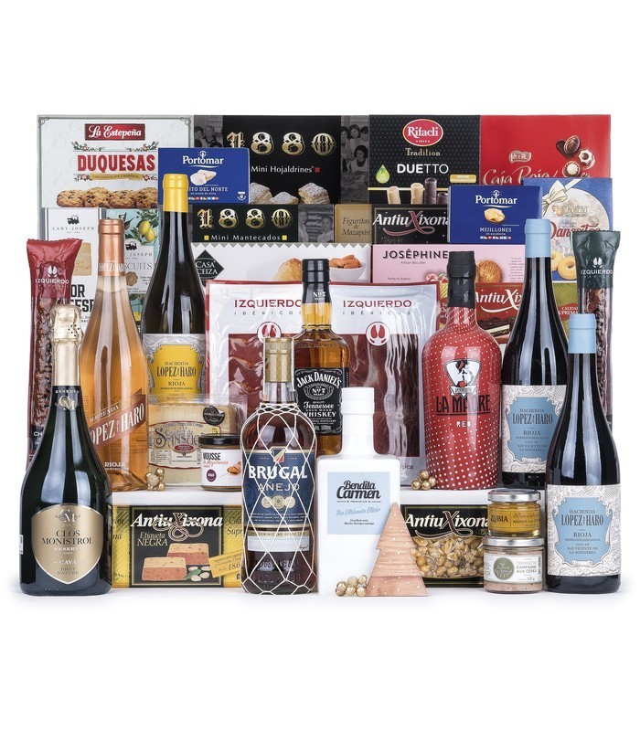 Lote de Navidad Whisky Jack Daniel's & Cava Clos Monistrol | Lotes de España 🥃
