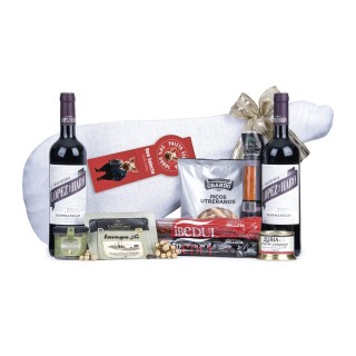 Lote de Navidad Marqués de Murrieta & Jamón | Lotes de España 🍷