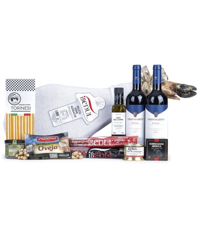 Lote de Navidad Paleta Ibedul & Marqués de Griñón | Lotes de España 🍖