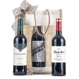Estuche de Madera Selección Rioja | Lotes de España 🍷