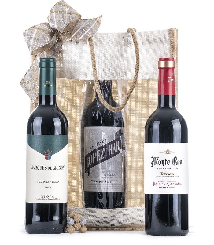 Estuche de Yute Selección Rioja | Lotes de España 🍷