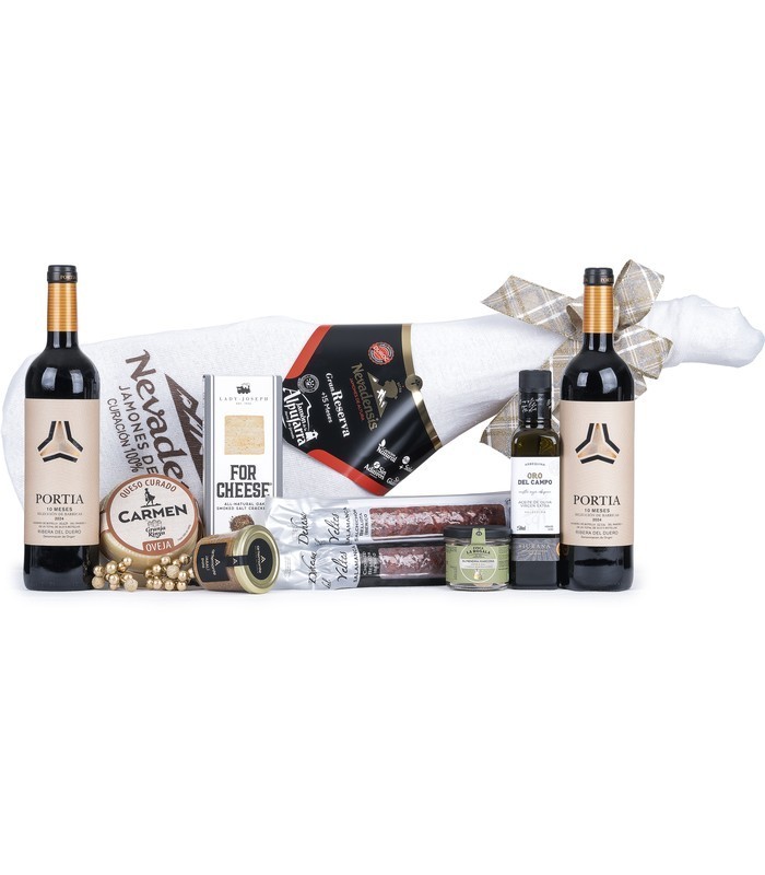 Lote con Jamón Nevadensis & Cava Clos Monistrol | Lotes de España 🍖