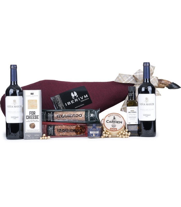 Lote 411 Jamón Iberium & Cava Segura Viudas | Lotes de España 🍖