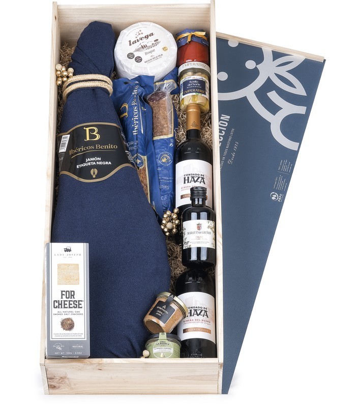 Lote de Navidad Jamón Benito & Condado de Haza | Lotes de España 🍖